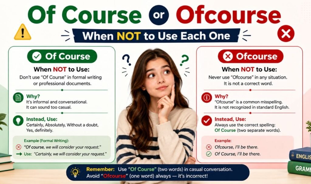 When NOT to Use Each One