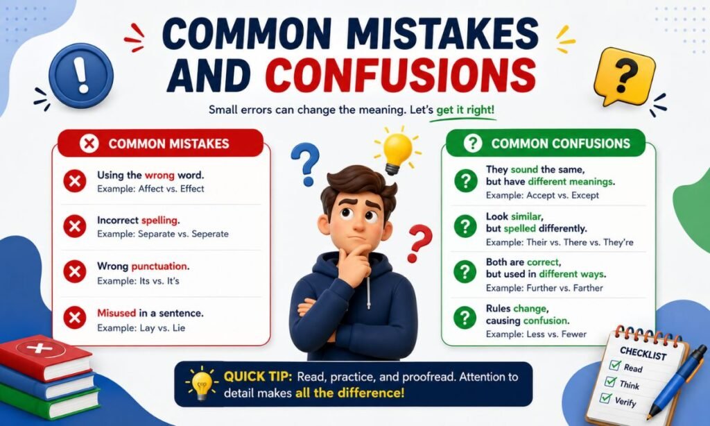 Common Mistakes and Confusions