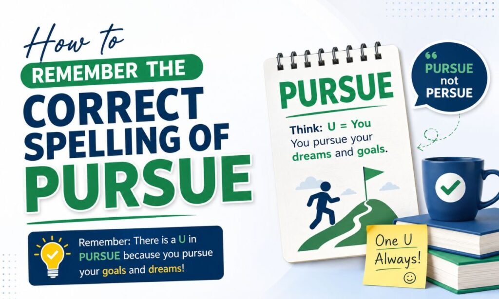 How to Remember the Correct Spelling of Pursue