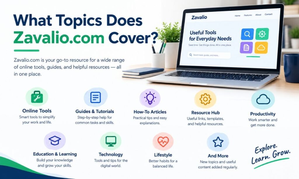 What Topics Does Zavalio.com Cover
