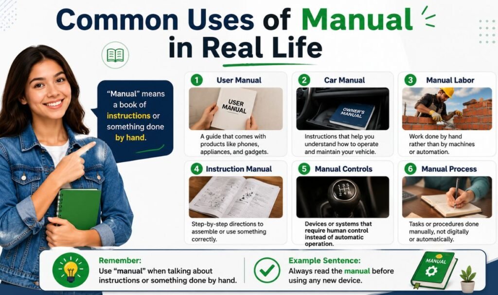 Common Uses of Manual in Real Life