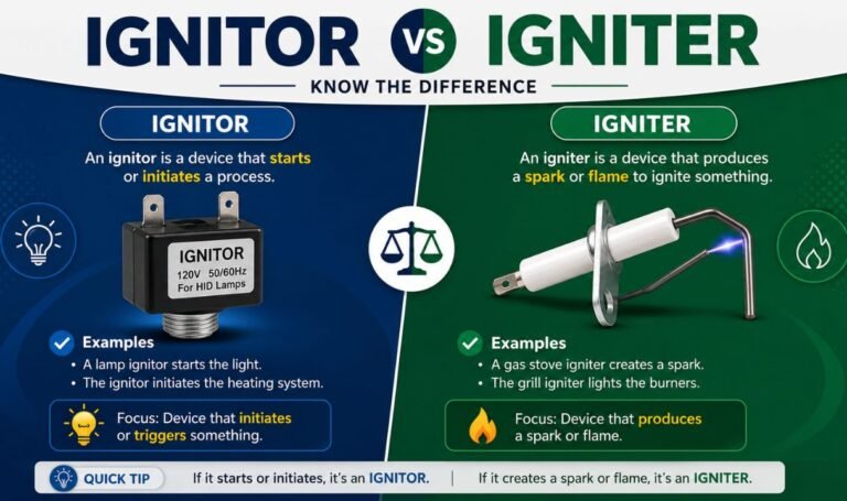 Ignitor vs Igniter