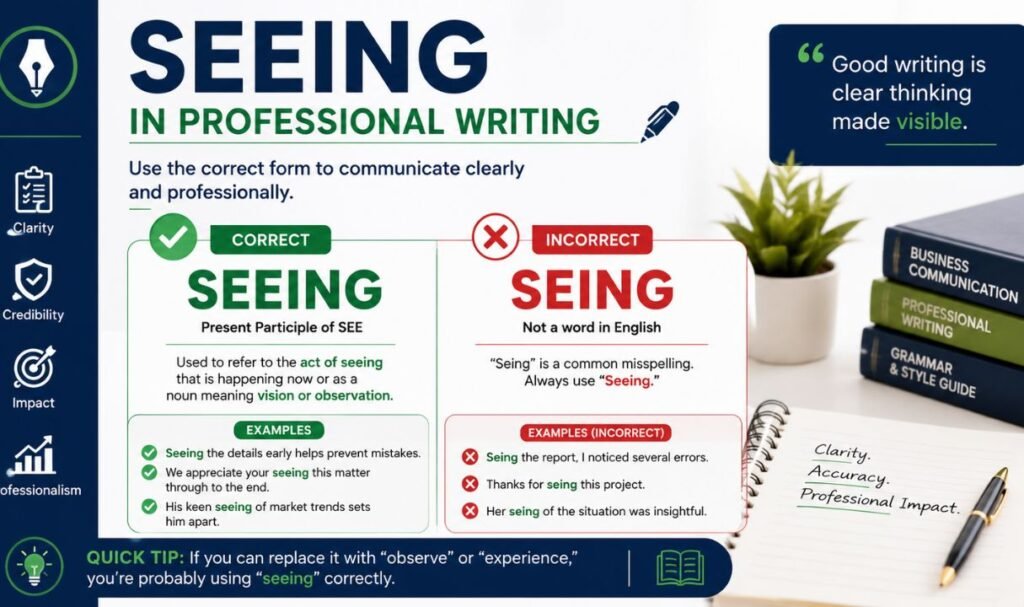 Seeing in Professional Writing