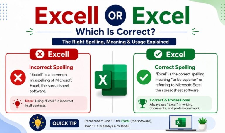 Excell or Excel