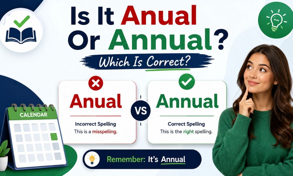 Is It Anual Or Annual Which Is Correct