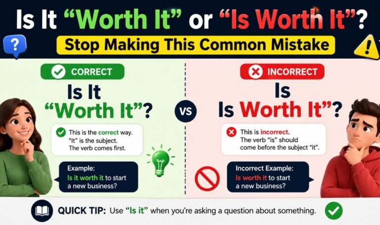 Is It Worth It or Is Worth It Stop Making This Common Mistake