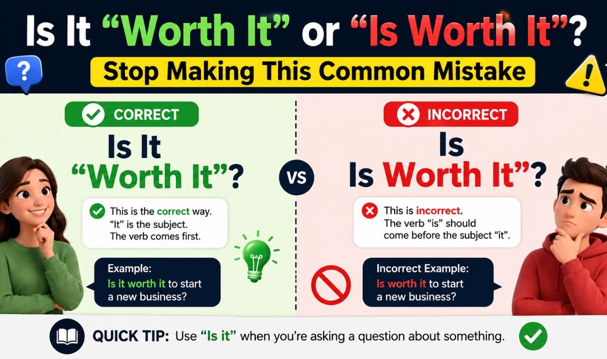Is It Worth It or Is Worth It Stop Making This Common Mistake