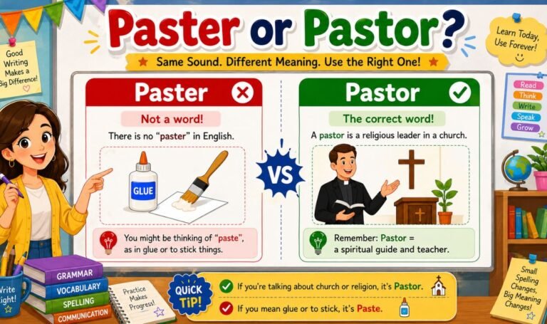 Paster or Pastor (1)