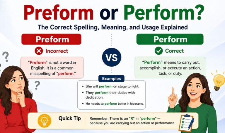 Preform or Perform