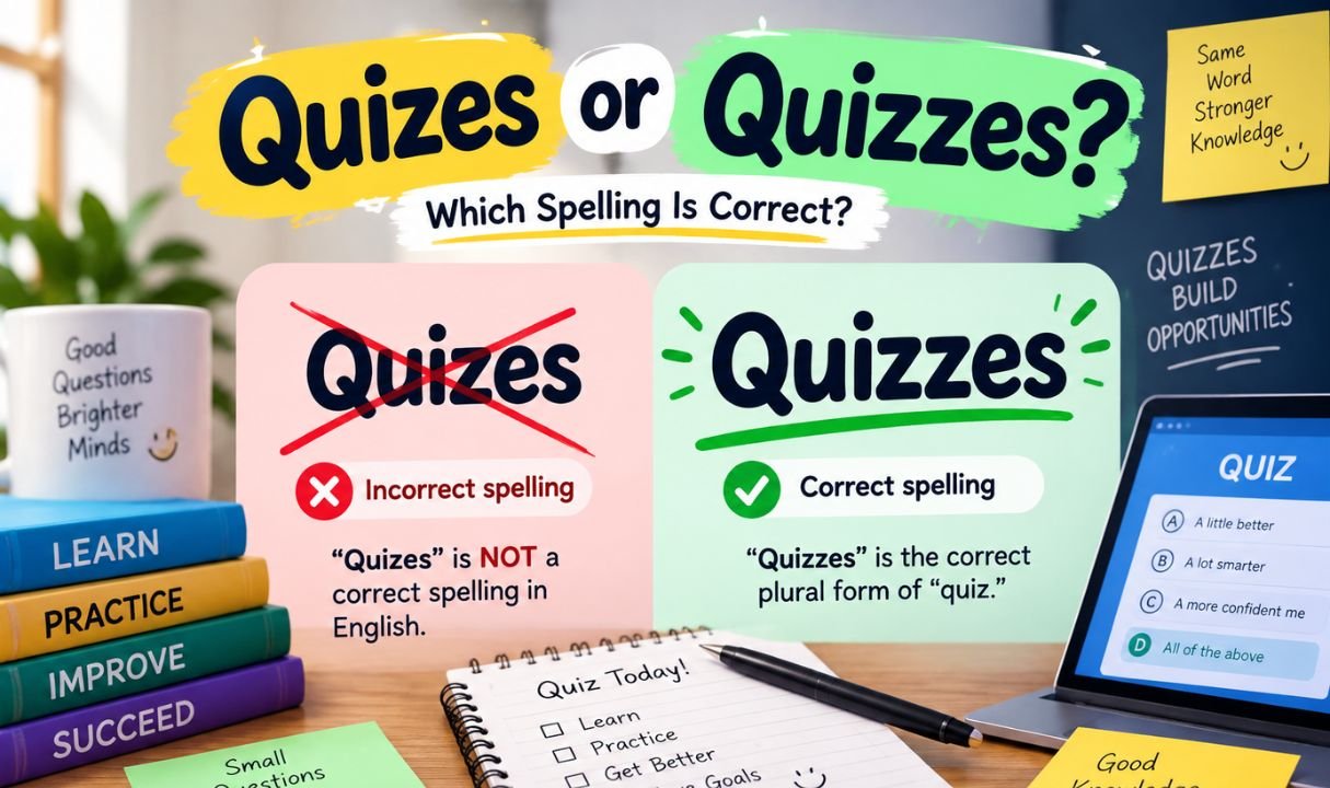 Quizes or Quizzes