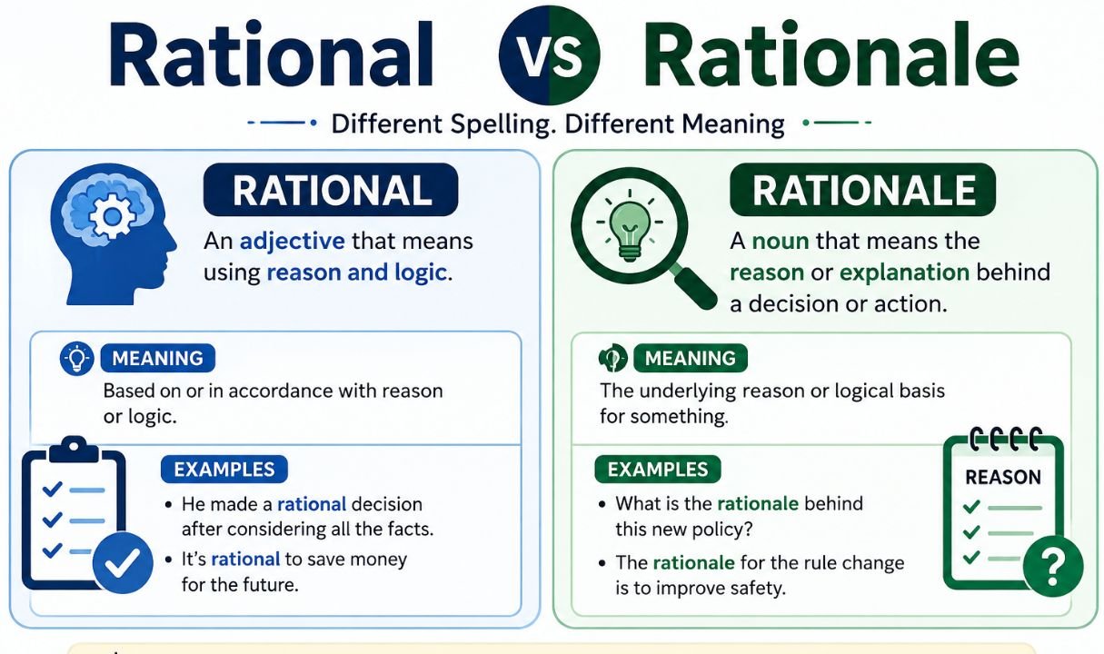 Rational vs Rationale
