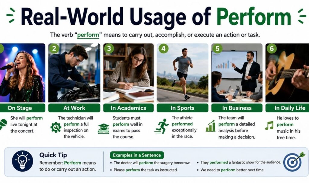 Real-World Usage of Perform