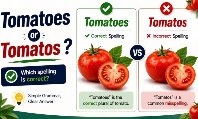 Tomatoes or Tomatos