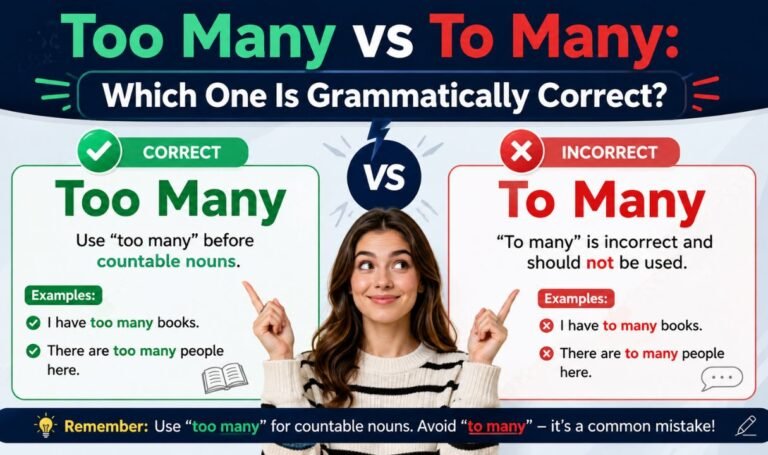 Too Many vs To Many