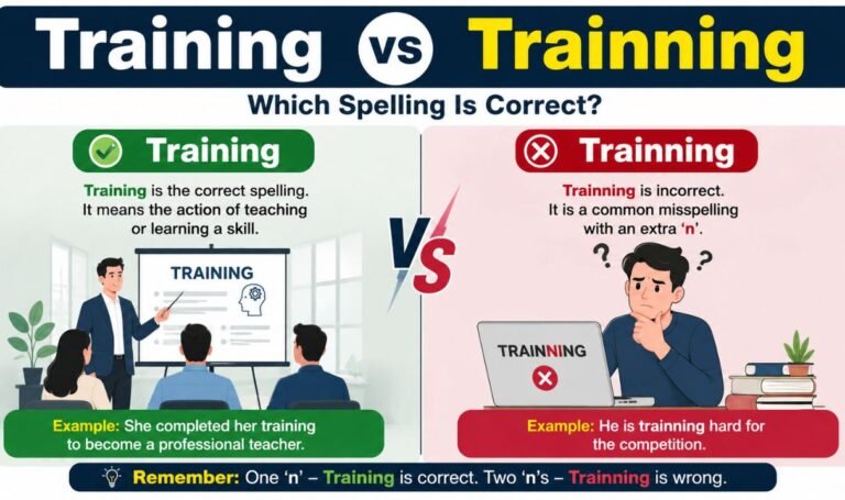 Training vs Trainning