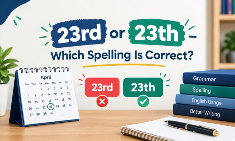 23rd or 23th – Which Spelling Is Correct