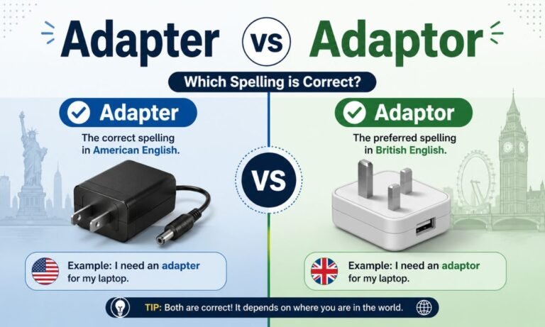 Adapter vs Adaptor