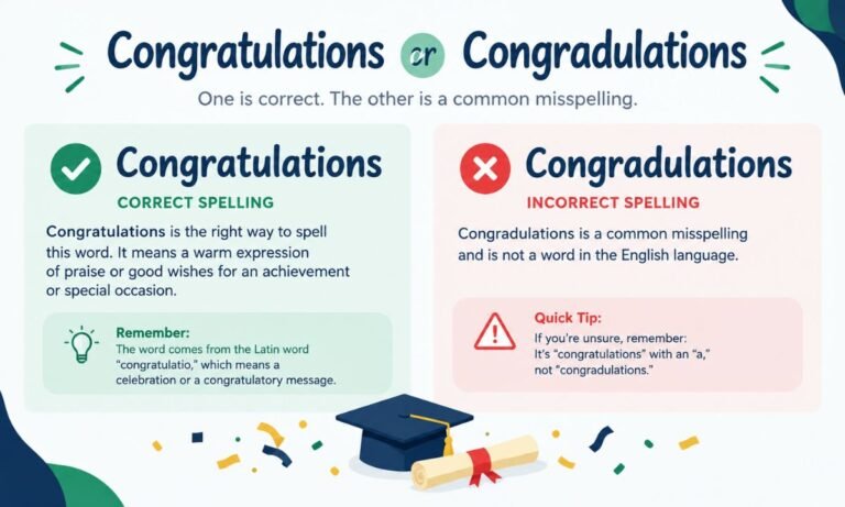 Congratulations or Congradulations