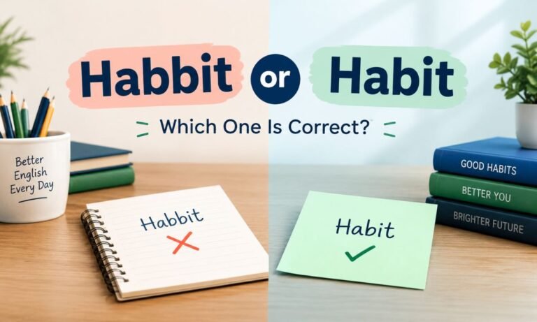 Habbit or Habit