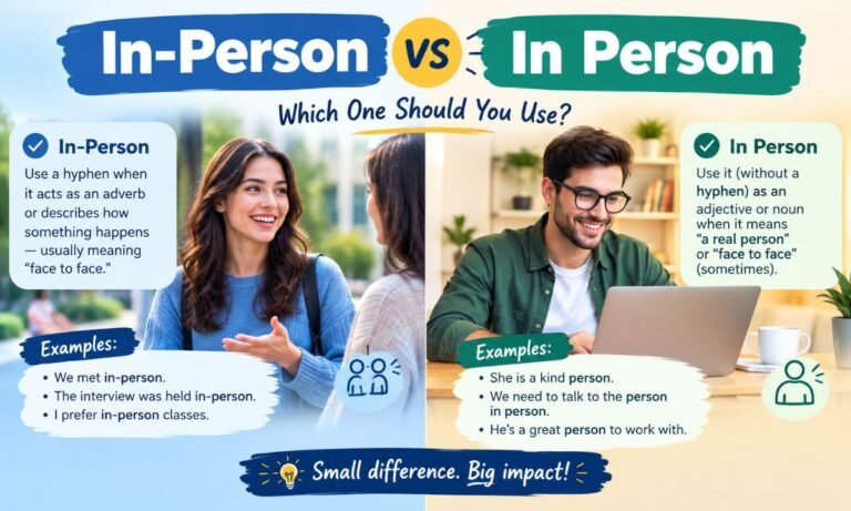 In-Person vs In Person