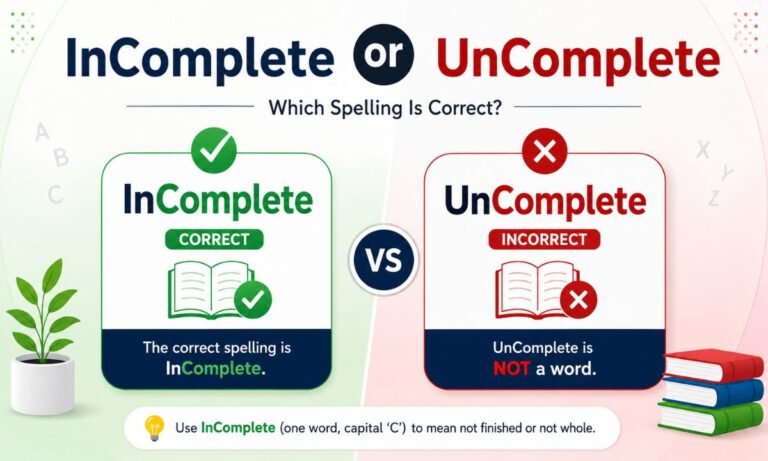 InComplete or UnComplete