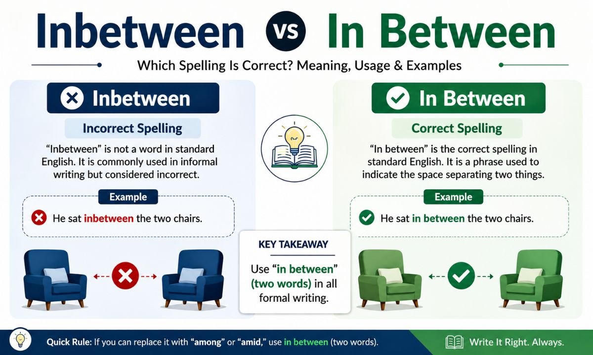 Inbetween vs In Between