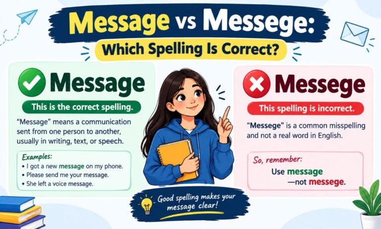 Message vs Messege Which Spelling Is Correct