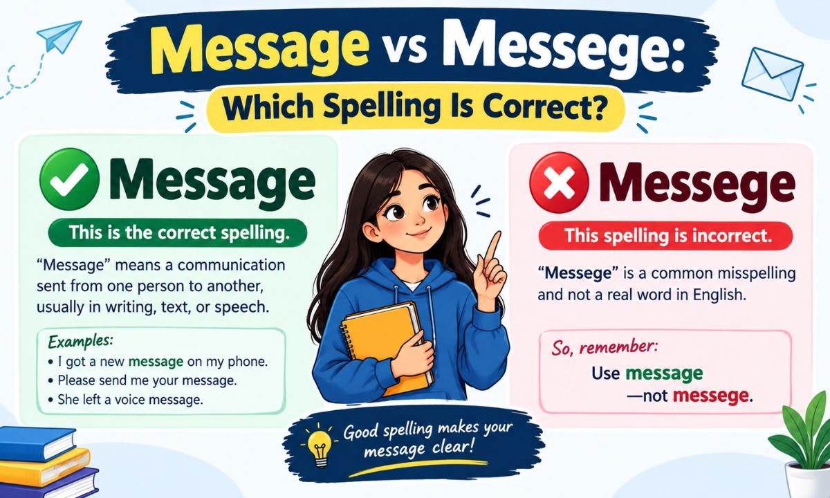 Message vs Messege Which Spelling Is Correct