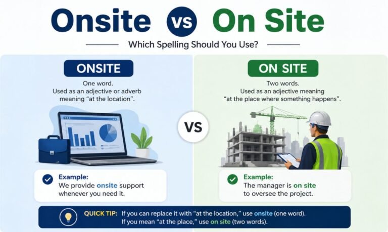 Onsite vs On Site