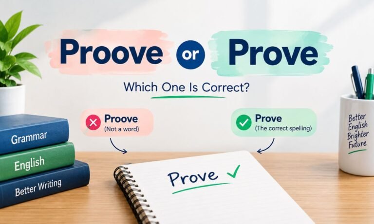 Proove or Prove
