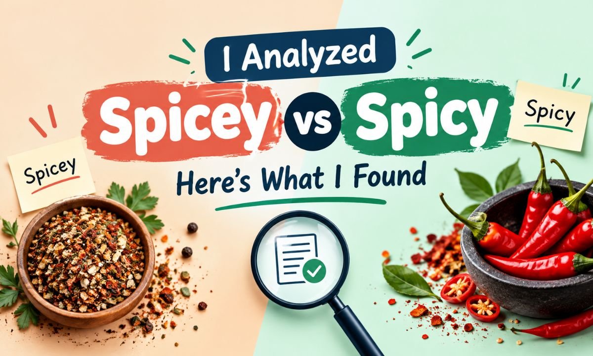 Spicey vs Spicy