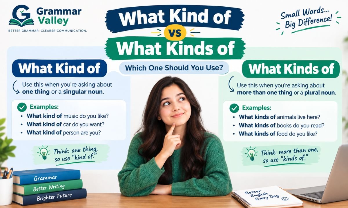 What Kind of vs What Kinds of
