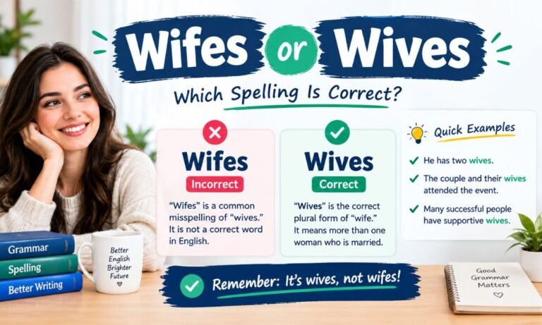 Wifes or Wives