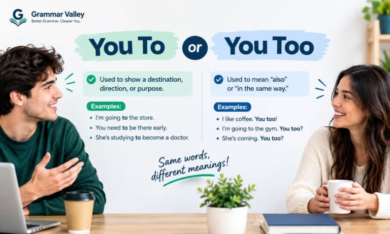 You To or You Too