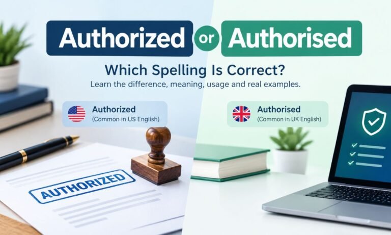 Authorized or Authorised
