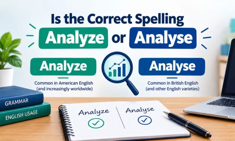 Is the Correct Spelling Analyze or Analyse