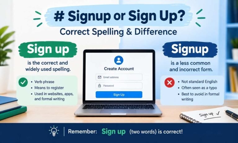 Signup or Sign Up