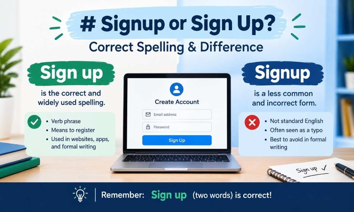Signup or Sign Up